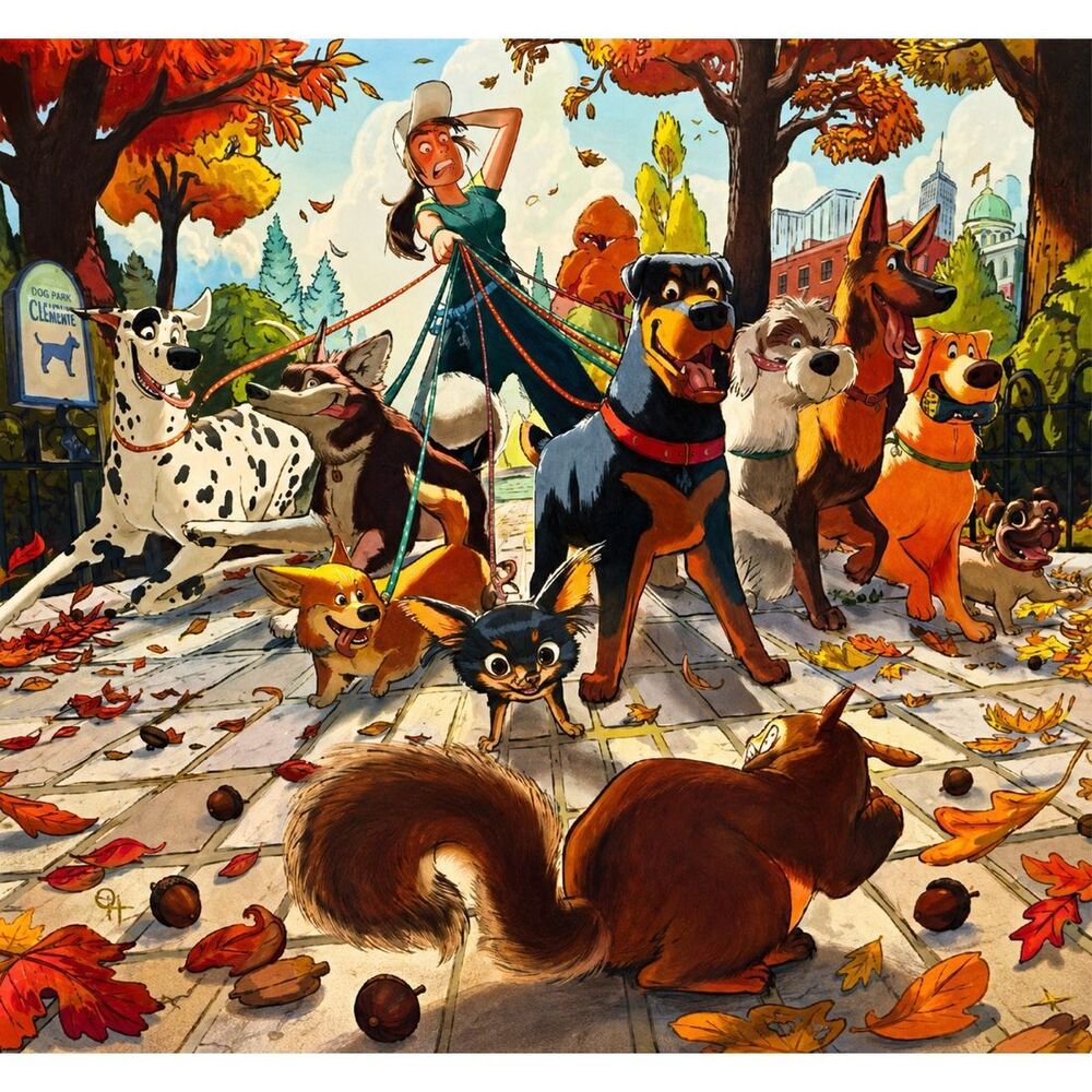 Boardwalk Puzzle Company “Squirrel!” 500 Piece Jigsaw Puzzle Olivia Hunter Compl